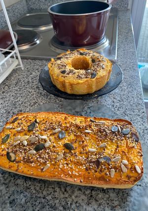 Una foto de Pan de zapallo/calabaza Low Carb Essen u horno