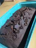 Budín de chocolate con banana. 4 pasos