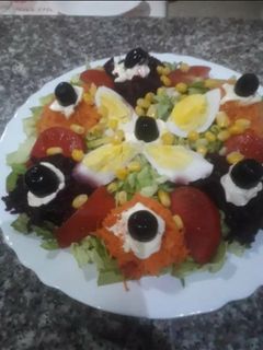 صورة لوصفة سلاطة مشكلة