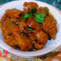 A picture of Spicy red potatoes.