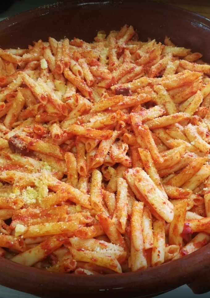 Una foto de Macarrones