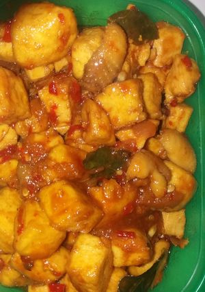 Foto resep Ayam tahu kecap pedas