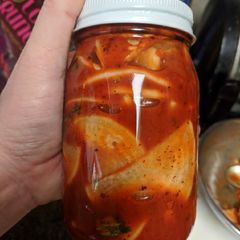 A picture of Radish Kimchi.