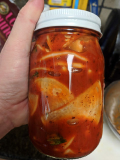A picture of Radish Kimchi.