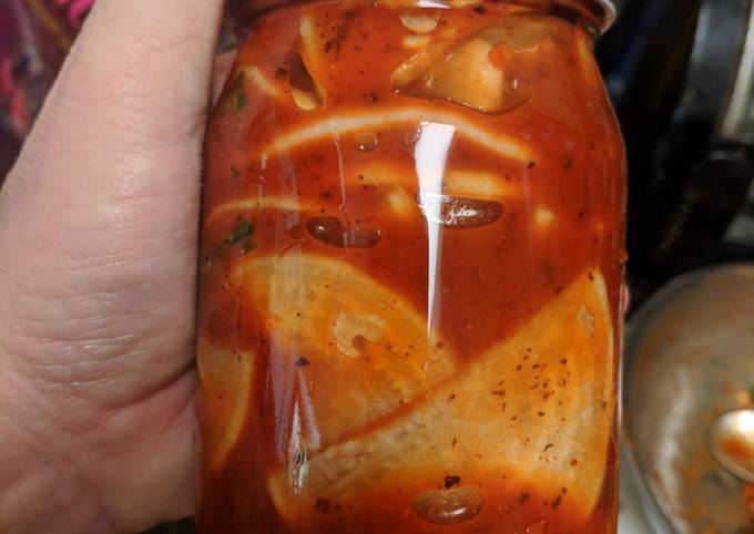 Recipe of Homemade Radish Kimchi