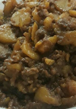 Foto resep Kentang kecap daging cincang