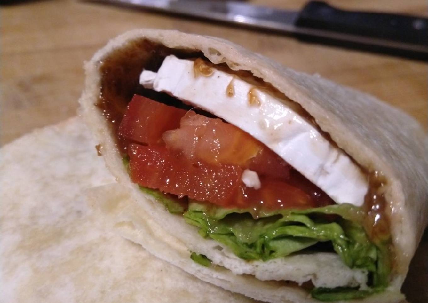 Wraps chèvre figue