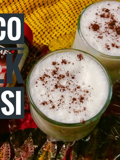 A picture of Cocoa milk lassi.