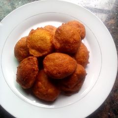 A picture of Akara (beans cake).
