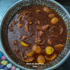 A picture of Instant Lemon Pickle With Jaggery In Gujarati Style.