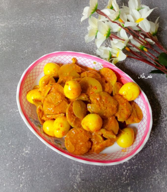 Foto resep Sambalado Tanak Jengkol Telur Puyuh