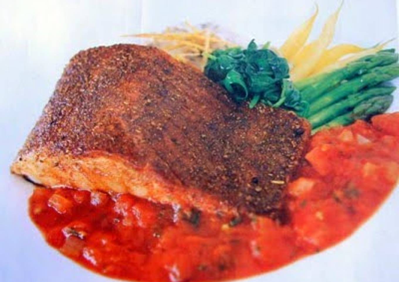 Broild salmon