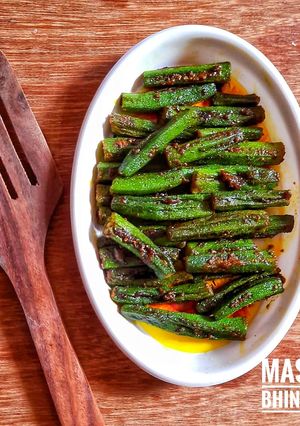 A picture of Masala Bhindi Fry.