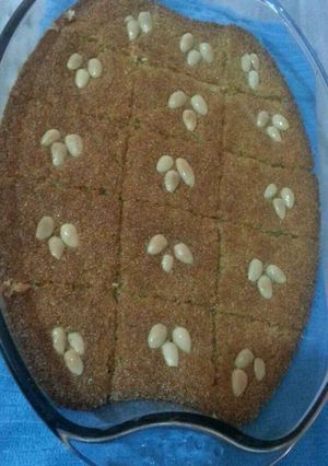صورة لوصفة طريقة عمل النمورة