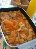 Carbonada o verduras al horno con carnes