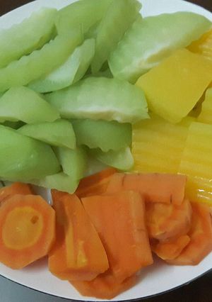 Hình của món Quả củ luộc.