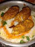 Fish biryani