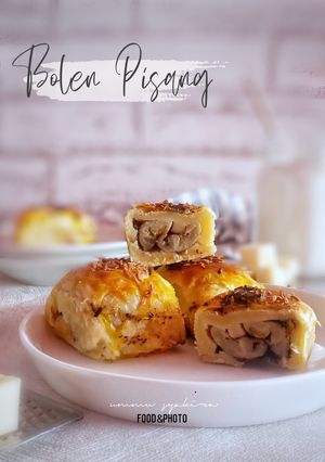 Foto resep Bolen Pisang dengan Kulit Pastry Homemade