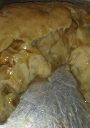 Una foto de Strudel de manzana y pasas riquísimo 👏☺