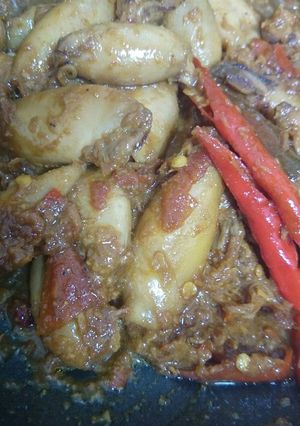 Foto resep Cumi asin bumbu rujak pedas