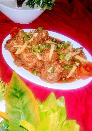 A picture of Tawa chicken karahai.