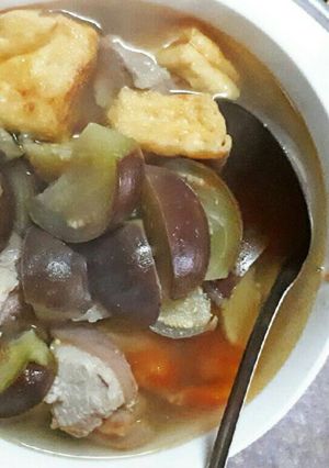 Hình của món Nóng hổi vừa thổi vừa ăn - Canh cà tím.