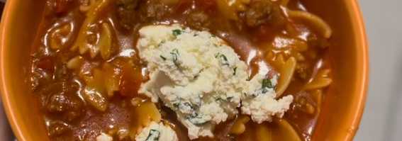 Lasagna Soup