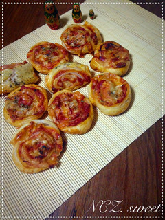 Una foto de Rollitos de hojaldre salados 🌀🍴