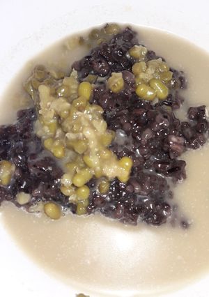Foto resep Bubur kacang hijau dan ketan hitam