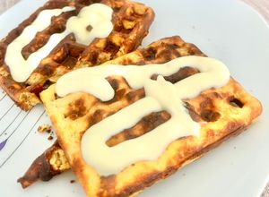 Una foto de Waffles de avena Fit