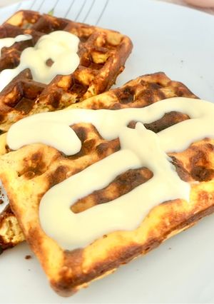 Una foto de Waffles de avena Fit