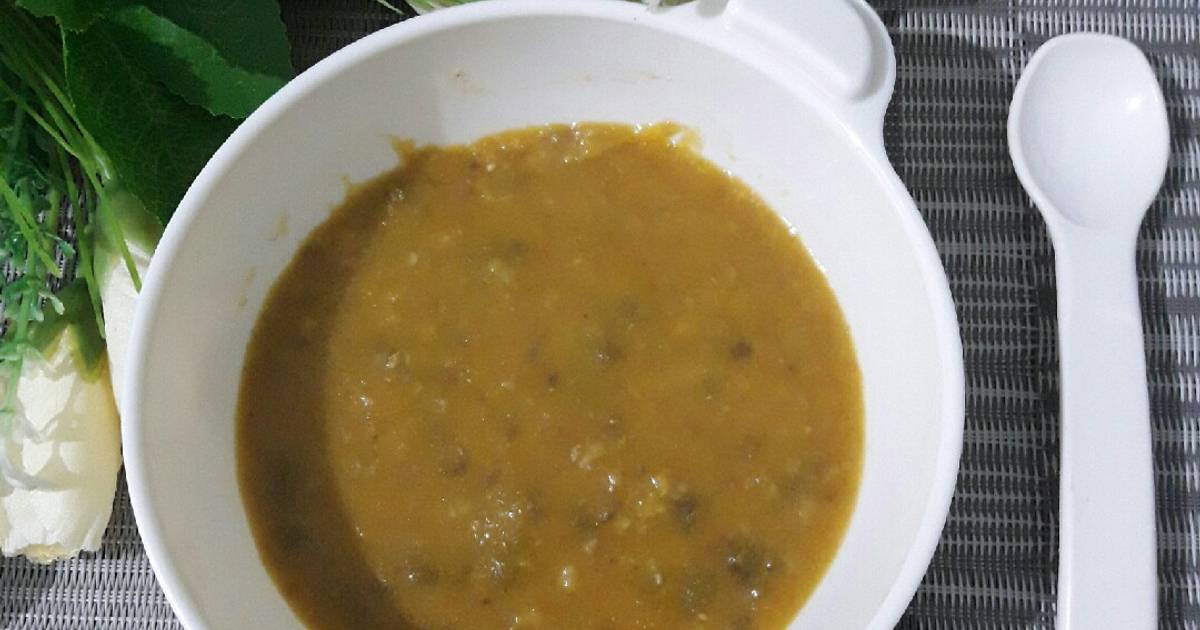 Resep Mpasi 8 bulan (bubur kacang hijau butternut squash Resep Mpasi 8 bulan (bubur kacang hijau butternut squash