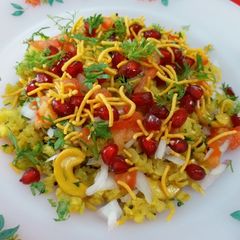 A picture of Indori Poha.
