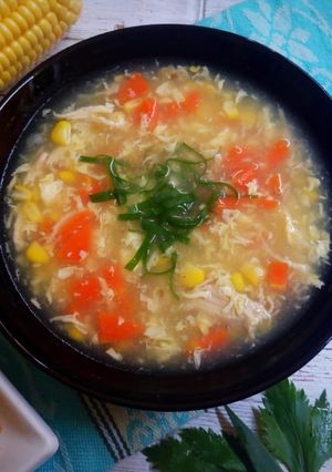 Foto resep Sup Jagung Ayam