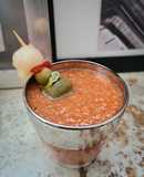 Gazpacho de tomatitos encurtidos