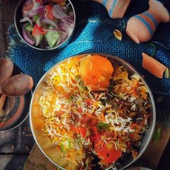 A picture of Degi Style Mutton Biryani.