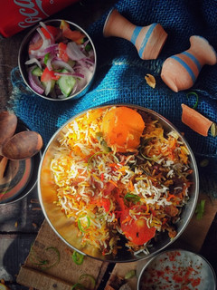 A picture of Degi Style Mutton Biryani.