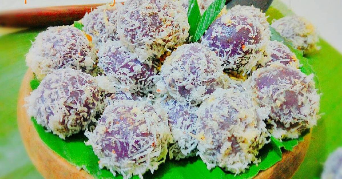Resep Klepon Ubi Ungu oleh Haya Ghulam - Cookpad