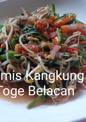 Foto resep Tumis Kangkung Toge Belacan
