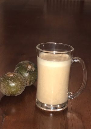 Una foto de Leche con lúcuma