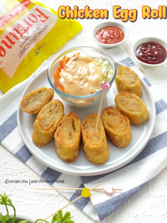 Foto resep Chicken Egg Roll