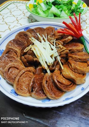 滷大腸麵圈 的食譜成品照片