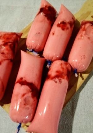 Foto de Geladinhos de morango com calda