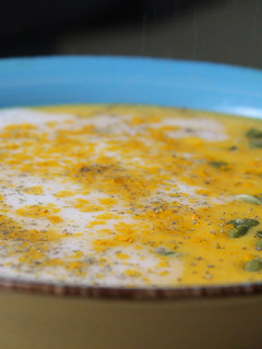 Una foto de Crema de calabaza y zanahoria - 👉 recetas veganas fáciles