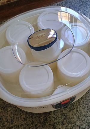 Una foto de Yogurt casero en yogurtera