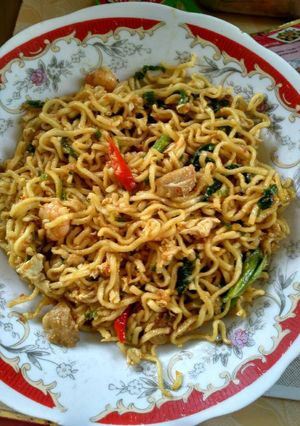Foto resep Mie telur goreng