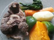 Una foto de cocinar calabaza o coreanito
