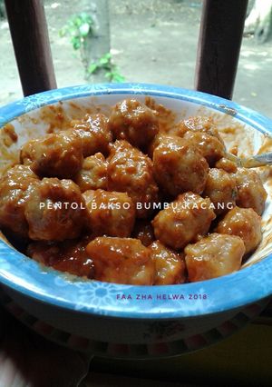 Foto resep Bumbu Kacang Pentol Bakso