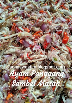 Foto resep 13. Ayam Panggang Sambel Matah (Bali)