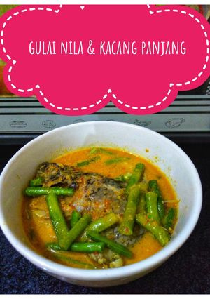 Foto resep Gulai nila & kacang panjang
